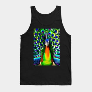 COLORFUL AND STUNNING PEACOCK Tank Top